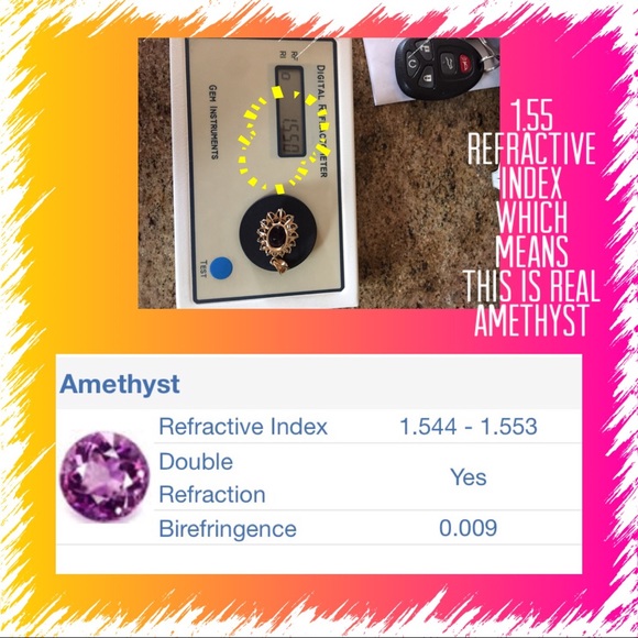 SOLD!!14K Gold 10ctw Amethyst Halo Design Pendant - Picture 5 of 8